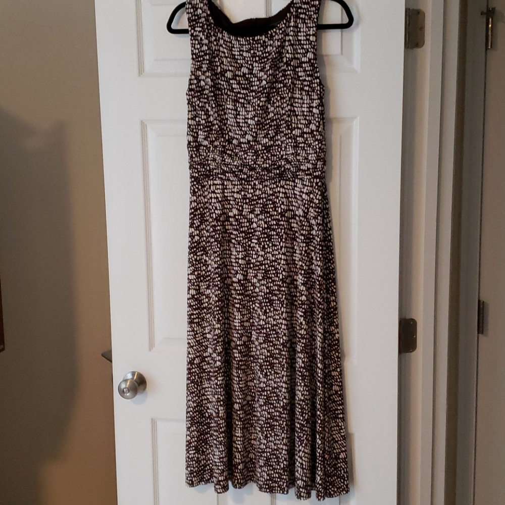 Jessica Howard brown/cream  size 10 dress